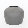 Wide Smokey Vase